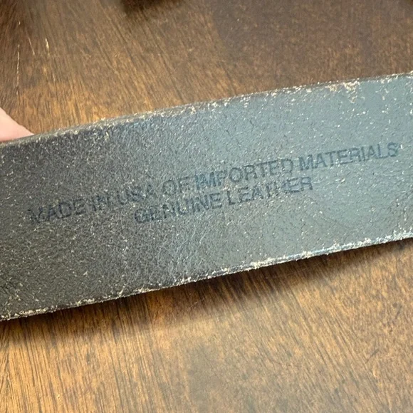 Men’s Brown Leather Belt Size 28-30 - Picture 7 of 7